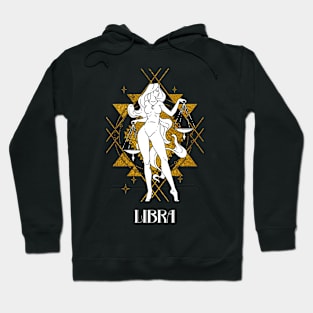 Libra zodiac sign Hoodie